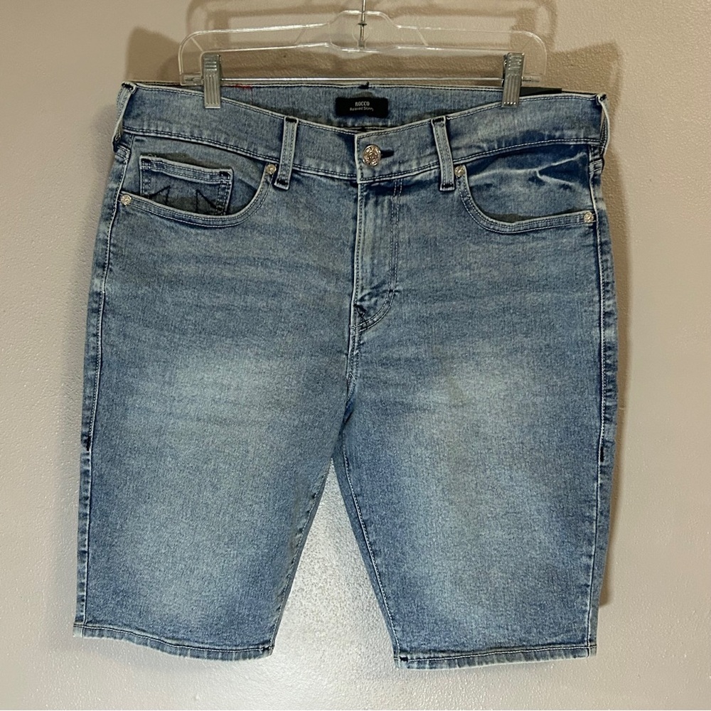 True Religion Light Blue Jean Shorts